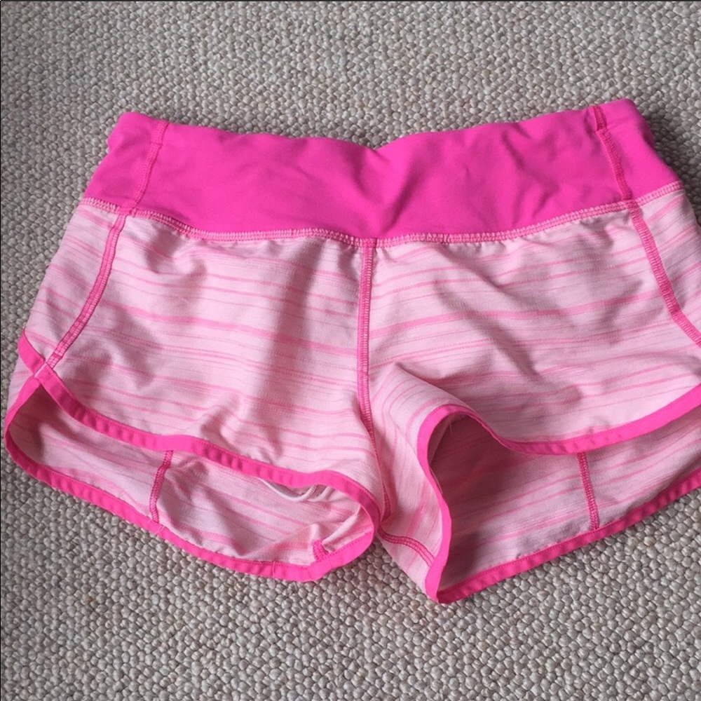 Lululemon speed up short 2.5 rare pattern- size 6
